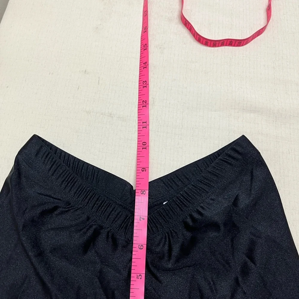 Melissa Simone XS black capri swim pants